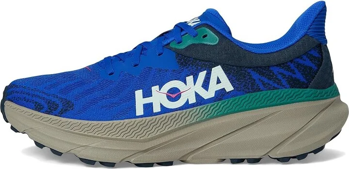Hoka Challenger 7 Men's Shoes Ultramarine/Oceanic : 10 D - Medium, Textile - Image 6