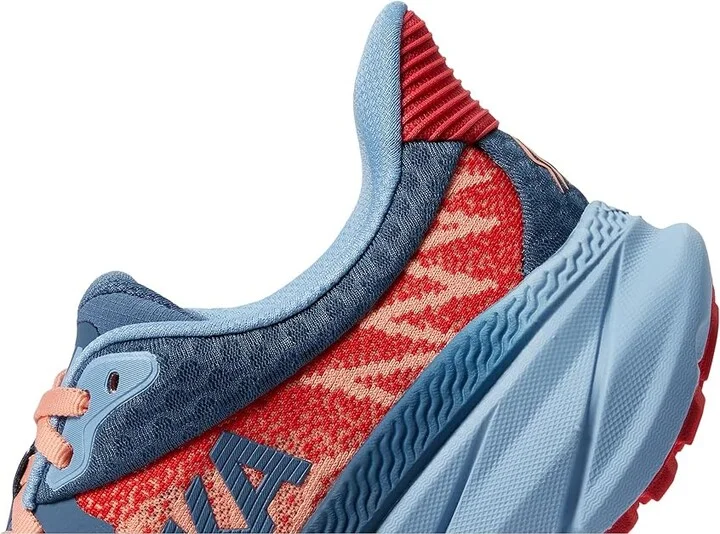 Hoka Challenger 7 Women's Shoes Papaya/Real Teal : 5 B - Medium, Textile - Image 4