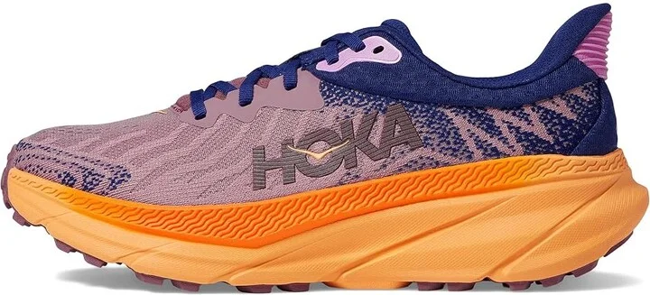 Hoka Challenger 7 Women's Shoes Wistful Mauve/Cyclamen : 5 B - Medium, Textile - Image 5