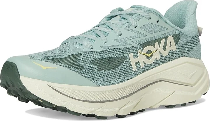 Hoka Challenger 8 Men's Running Shoes Jade/Truffle Salt : 8 D - Medium, Synthetic - Image 5