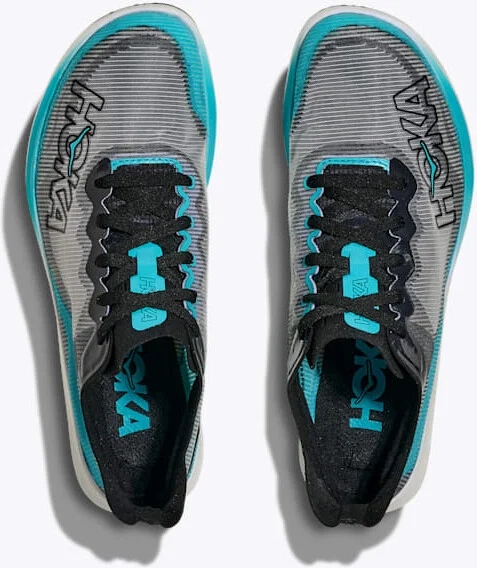 HOKA Cielo FlyX Elite Shoes in Black/Cielo Blue - Image 2