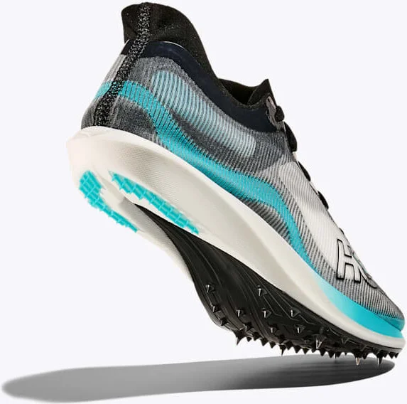 HOKA Cielo FlyX Elite Shoes in Black/Cielo Blue - Image 4