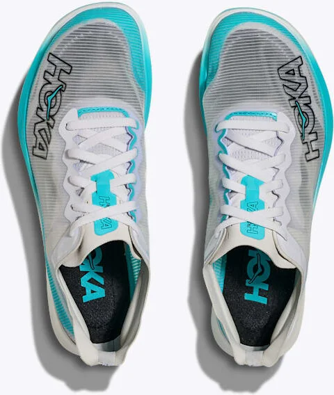 HOKA Cielo FlyX Lite Shoes in Cosmic Grey/Cielo Blue - Image 2