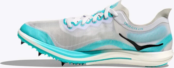HOKA Cielo FlyX Lite Shoes in Cosmic Grey/Cielo Blue - Image 8