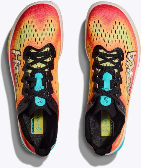 HOKA Cielo FLYX Shoes in Black/Yuzu - Image 2