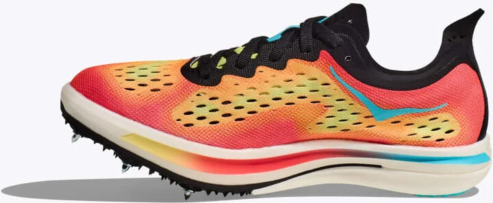 HOKA Cielo FLYX Shoes in Black/Yuzu - Image 8