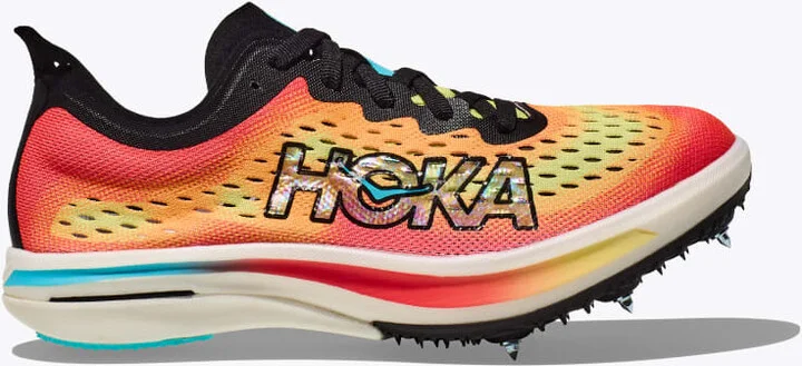 HOKA Cielo FLYX Shoes in Black/Yuzu