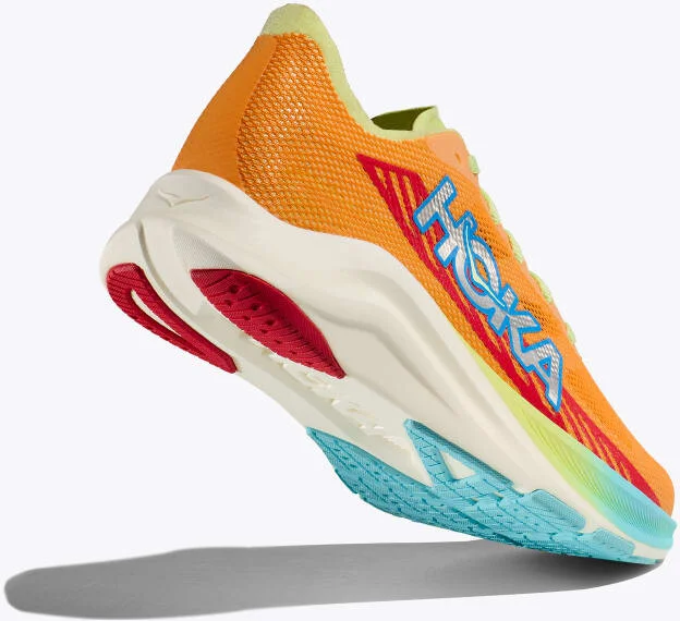 HOKA Cielo Road Shoes in Solar Flare/Celery Juice - Image 4