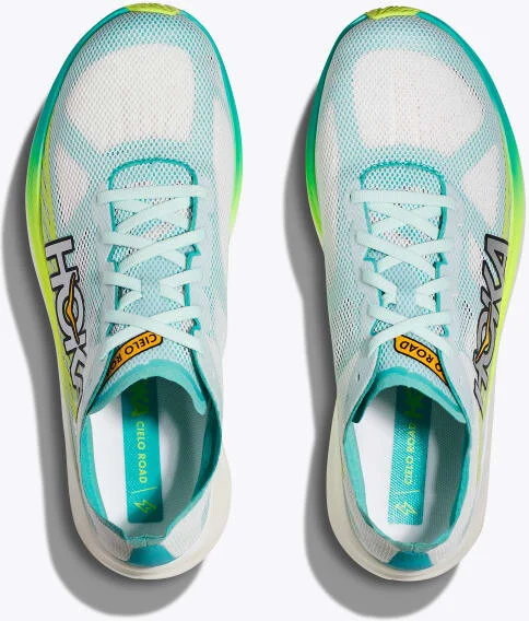 HOKA Cielo Road Shoes in White/Ceramic - Image 2