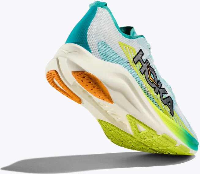 HOKA Cielo Road Shoes in White/Ceramic - Image 4