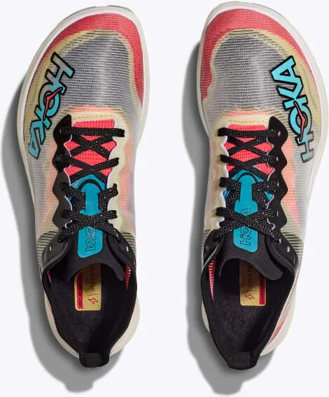 HOKA Cielo X 3 LD Shoes in Black/Yuzu - Image 2