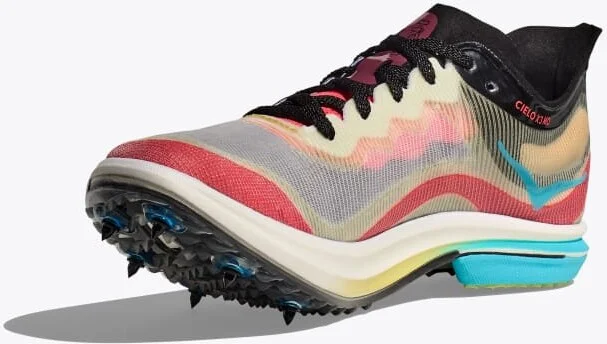 HOKA Cielo X 3 MD Shoes in Black/Yuzu - Image 3