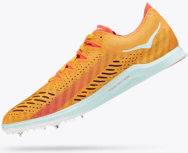 HOKA Cielo X LD Shoes in Radiant Yellow/Camellia - Image 4