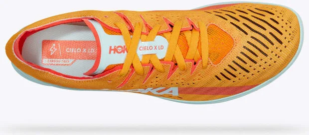 HOKA Cielo X LD Shoes in Radiant Yellow/Camellia - Image 5