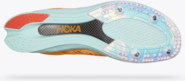 HOKA Cielo X LD Shoes in Radiant Yellow/Camellia - Image 6