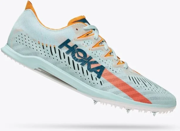 HOKA Cielo X MD Shoes in Blue Glass/Radiant Yellow - Image 2