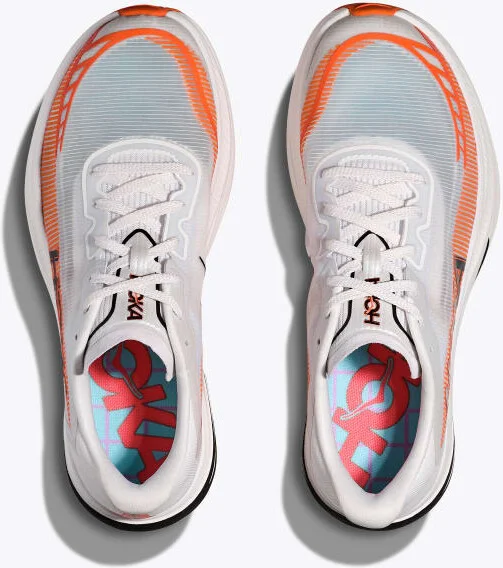 HOKA Cielo X1 2.0 Shoes in Frost/Lava - Image 2