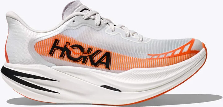HOKA Cielo X1 2.0 Shoes in Frost/Lava