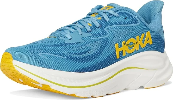 Hoka Clifton 10 Men's Shoes Alpine Blue/Foggy Night : 8 D - Medium, Synthetic - Image 5