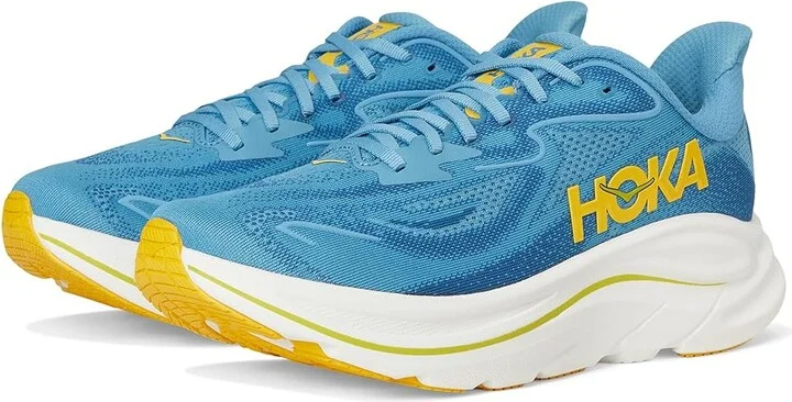 Hoka Clifton 10 Men's Shoes Alpine Blue/Foggy Night : 8 D - Medium, Synthetic