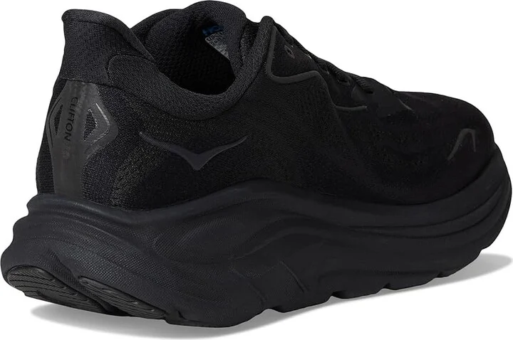 Hoka Clifton 10 Men's Shoes Black/Black : 16 D - Medium, Synthetic - Image 4