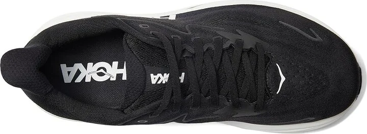 Hoka Clifton 10 Men's Shoes Black/White : 13 D - Medium, Synthetic - Image 2