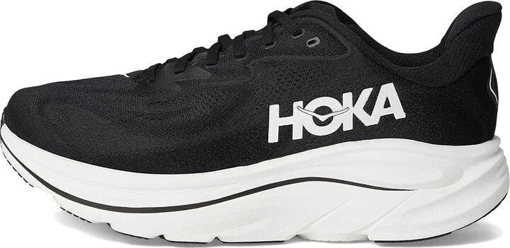 Hoka Clifton 10 Men's Shoes Black/White : 13 D - Medium, Synthetic - Image 6