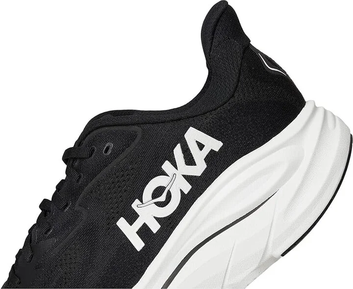 Hoka Clifton 10 Men's Shoes Black/White : 13 D - Medium, Synthetic - Image 7