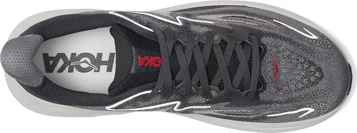 Hoka Clifton 10 Men's Shoes Carbon Black/Satellite Grey : 16 D - Medium, Synthetic - Image 2