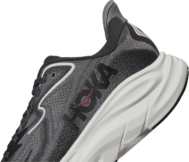 Hoka Clifton 10 Men's Shoes Carbon Black/Satellite Grey : 16 D - Medium, Synthetic - Image 7