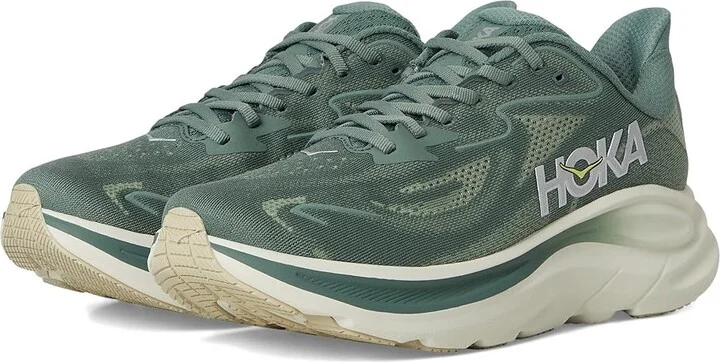 Hoka Clifton 10 Men's Shoes Fern/Truffle Salt : 12 D - Medium, Synthetic