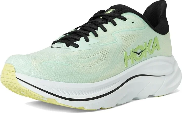 Hoka Clifton 10 Men's Shoes Mint Fluorite/Luna Moth : 9 D - Medium, Synthetic - Image 5