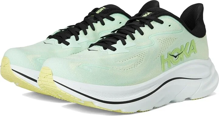 Hoka Clifton 10 Men's Shoes Mint Fluorite/Luna Moth : 9 D - Medium, Synthetic