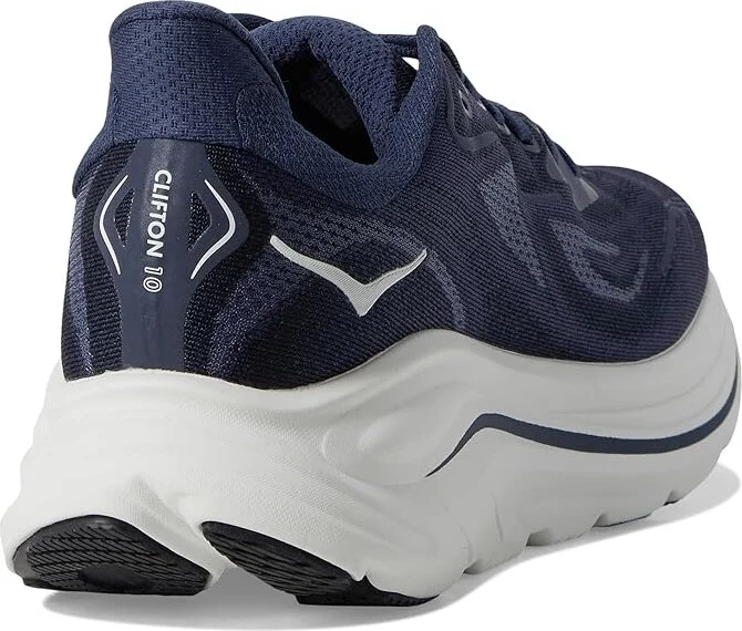 Hoka Clifton 10 Men's Shoes Navy/White : 16 D - Medium, Synthetic - Image 4