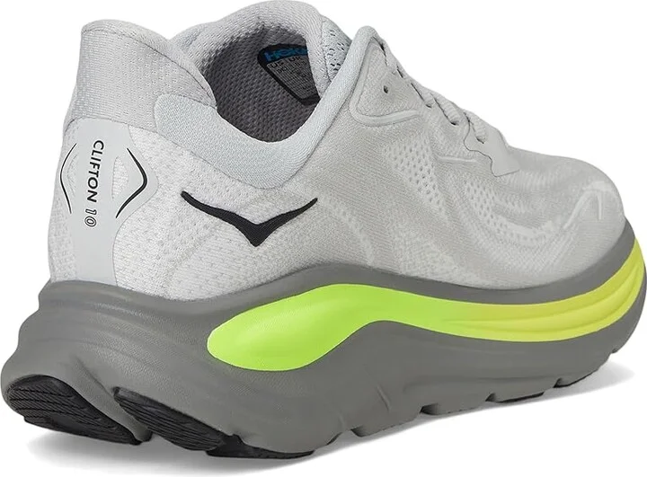 Hoka Clifton 10 Men's Shoes Stardust/Asteroid : 9.5 D - Medium, Synthetic - Image 4