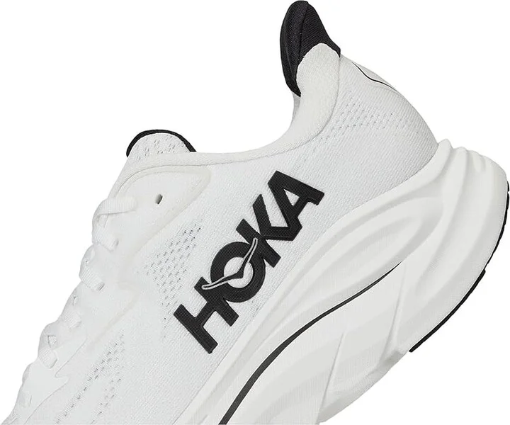 Hoka Clifton 10 Men's Shoes White/Black : 12 D - Medium, Synthetic - Image 7