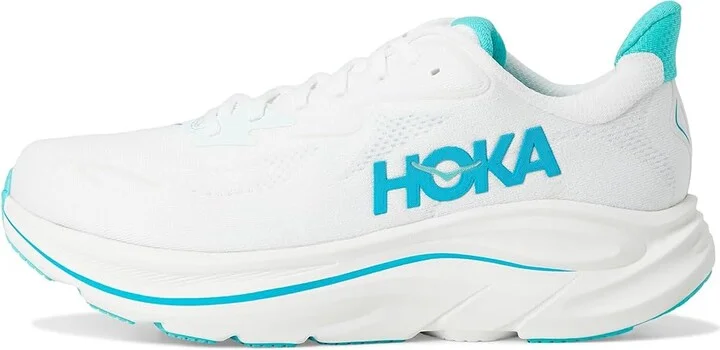 Hoka Clifton 10 Men's Shoes White/Skyward Blue : 11 D - Medium, Synthetic - Image 6