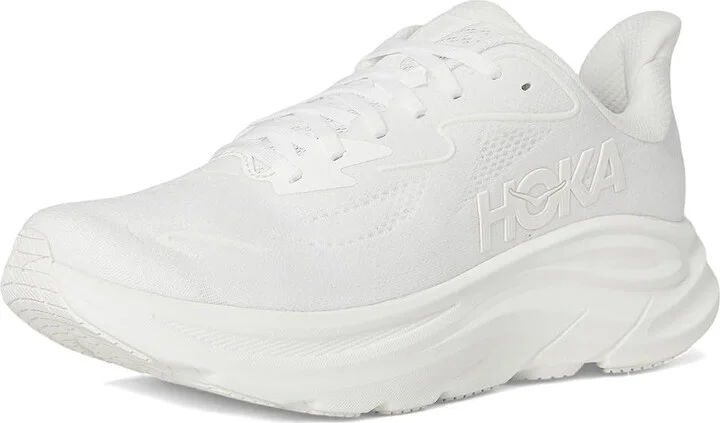 Hoka Clifton 10 Men's Shoes White/White : 10.5 D - Medium, Synthetic - Image 5