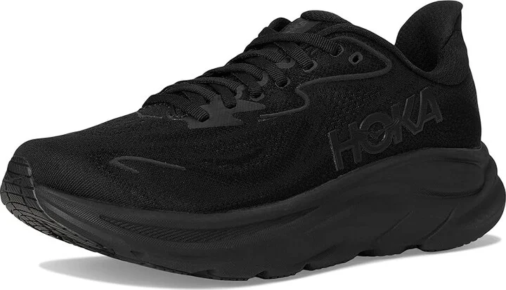 Hoka Clifton 10 Women's Shoes Black/Black : 5.5 B - Medium - Image 5
