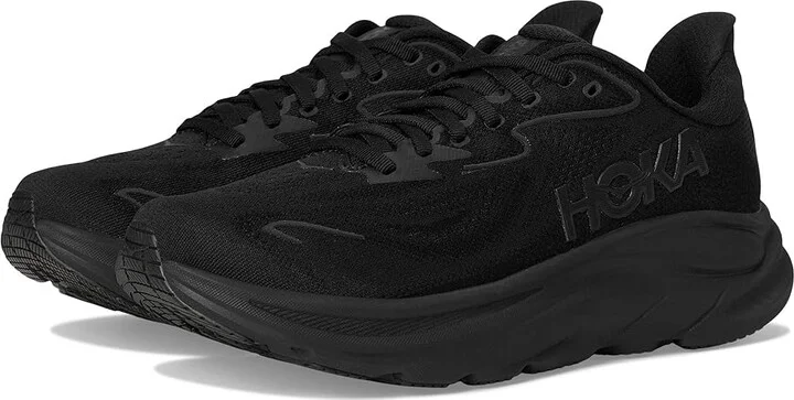 Hoka Clifton 10 Women's Shoes Black/Black : 5.5 B - Medium