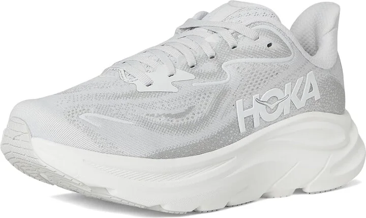 Hoka Clifton 10 Women's Shoes Cosmic Grey/Stardust : 6.5 B - Medium - Image 5