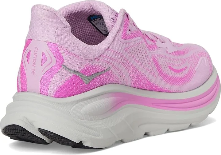 Hoka Clifton 10 Women's Shoes Flower Nectar/Neon Fuchsia : 5.5 B - Medium - Image 4