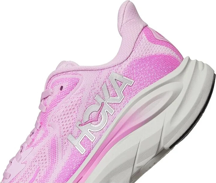 Hoka Clifton 10 Women's Shoes Flower Nectar/Neon Fuchsia : 5.5 B - Medium - Image 7