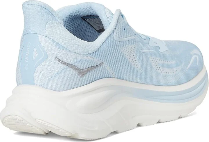 Hoka Clifton 10 Women's Shoes Glacier Blue/Silver : 8.5 B - Medium - Image 4