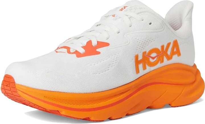 Hoka Clifton 10 Women's Shoes Orange Zest : 8.5 B - Medium - Image 5