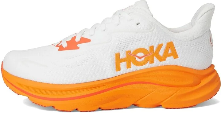 Hoka Clifton 10 Women's Shoes Orange Zest : 8.5 B - Medium - Image 6