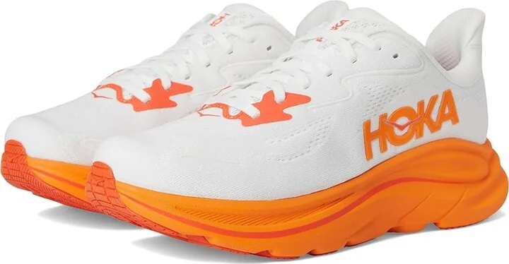 Hoka Clifton 10 Women's Shoes Orange Zest : 8.5 B - Medium