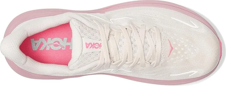 Hoka Clifton 10 Women's Shoes Rose Cream/Dried Rose : 5.5 D - Wide - Image 2