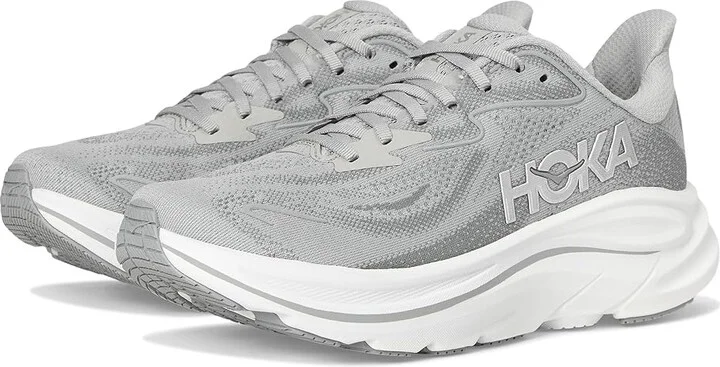 Hoka Clifton 10 Women's Shoes Stellar Grey/Galactic Grey : 6 B - Medium