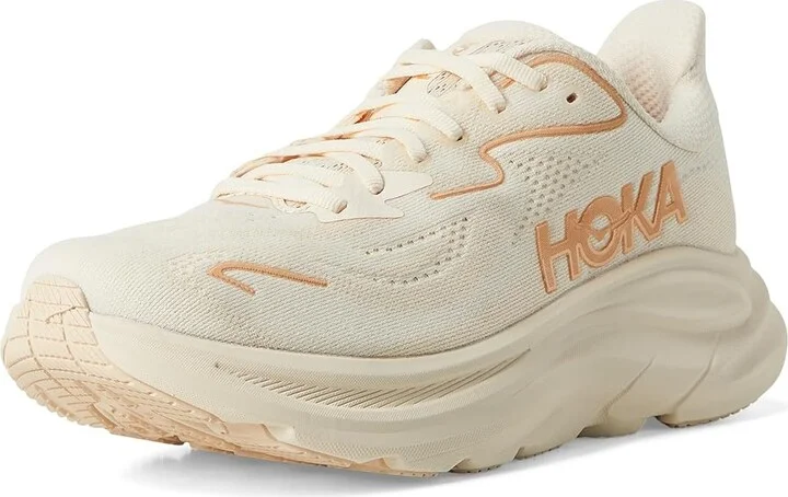Hoka Clifton 10 Women's Shoes Vanilla/Birch : 9.5 B - Medium - Image 5